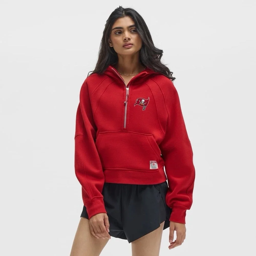 Lululemon x Tampa Bay Buccaneers Women's M/L Scuba Oversized Half-Zip Hoodie